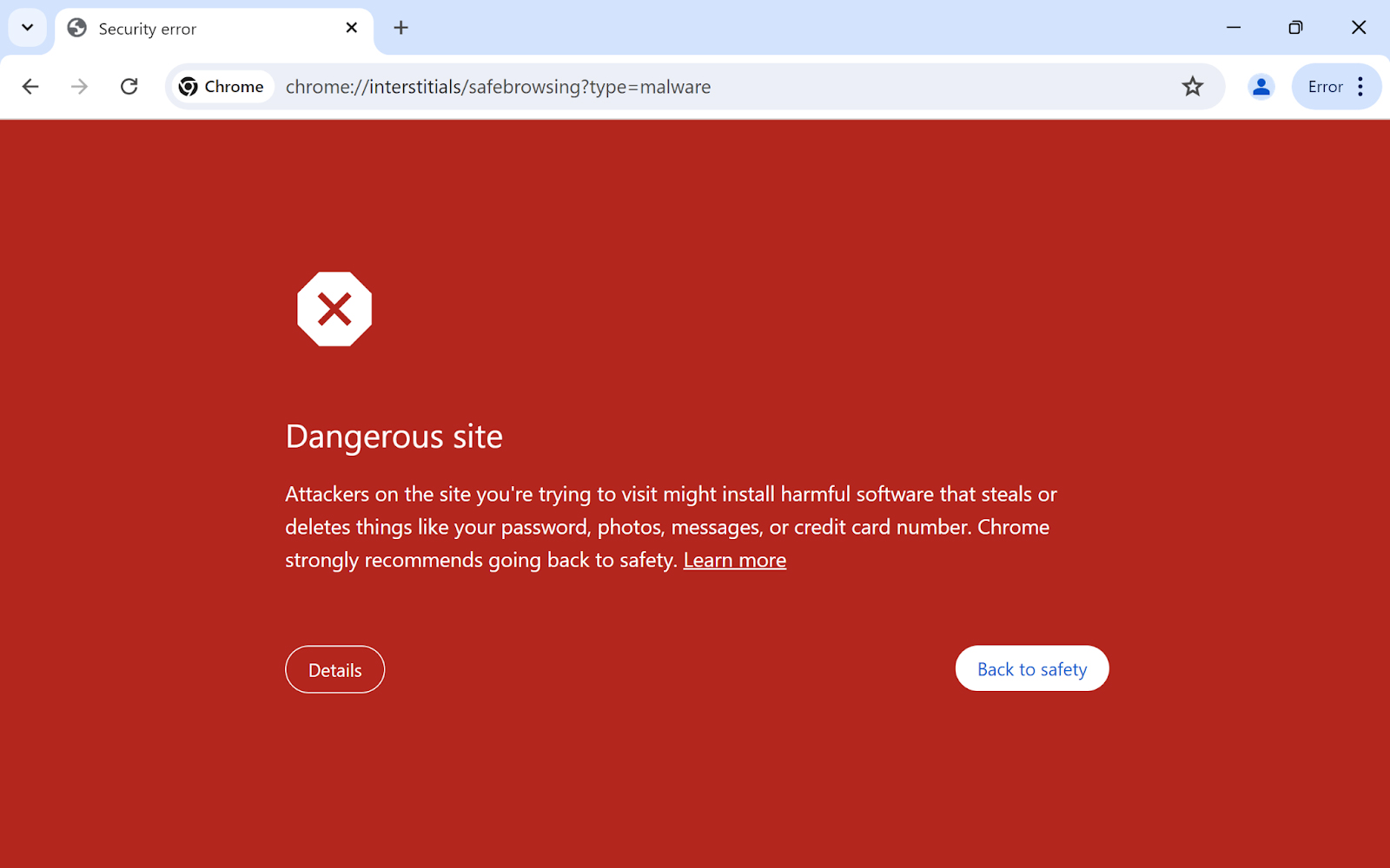 Cảnh báo nguy hiểm