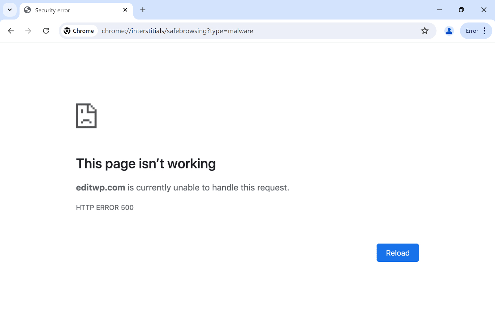 Không truy cập được